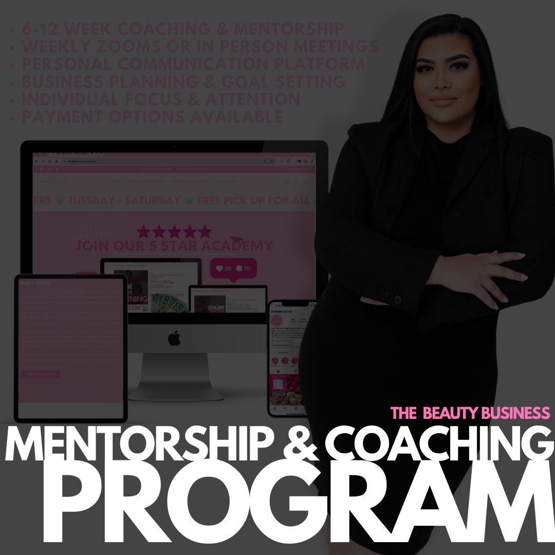 Beauty Business Mentorship & Coaching - Kira Kollective