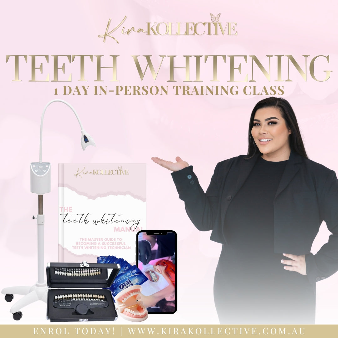 In Person Cosmetic Teeth Whitening Training - Kira Kollective