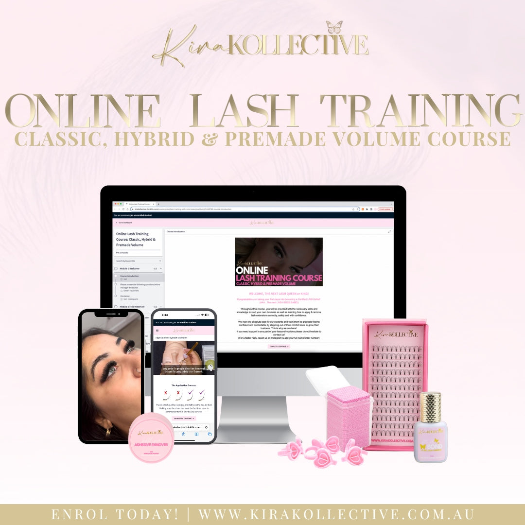 Online Lash Training Courses - Kira Kollective