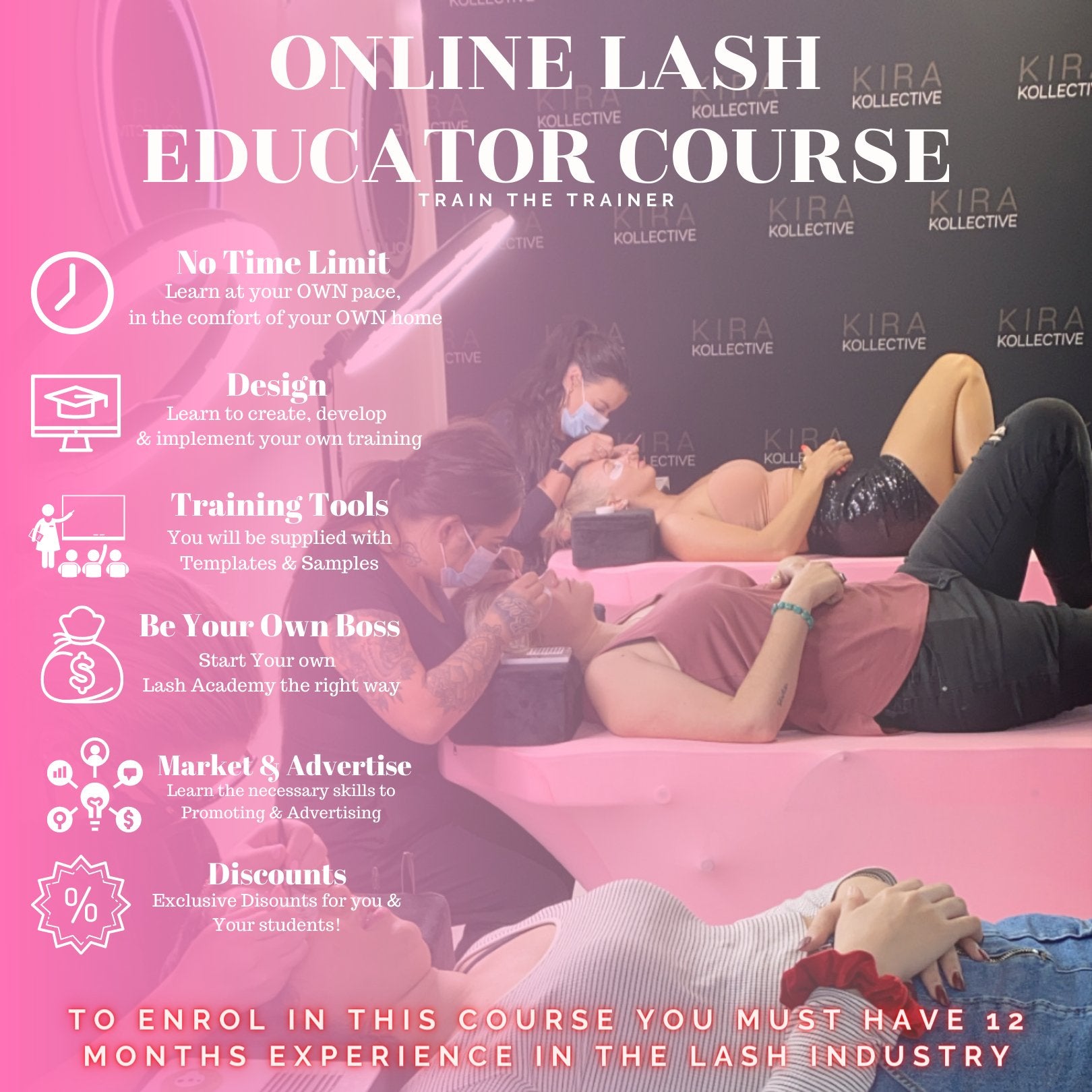 Online Lash Educator Course - Kira Kollective